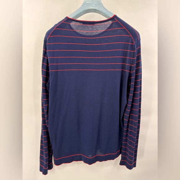 Ermenegildo Zegna Sport lightweight see-through striped sweater slimfit XL (Bv2) - Picture 2 of 8